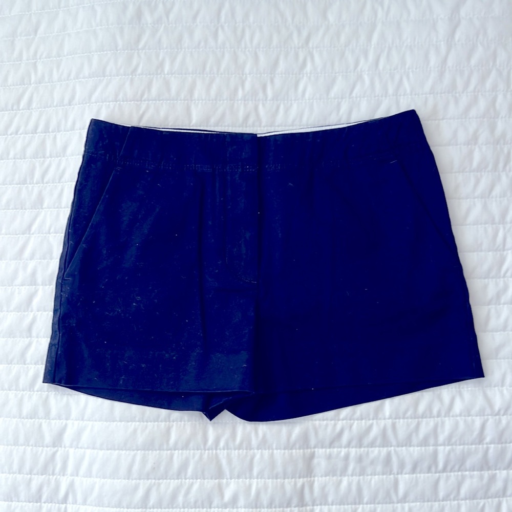 NWT! Crewcuts Girl’s Frankie Short in Navy Blue Chino
